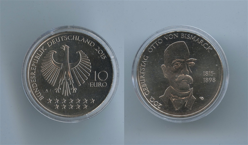 GERMANIA, 10 Euro 2015 A, "200 Otto von Bismark"