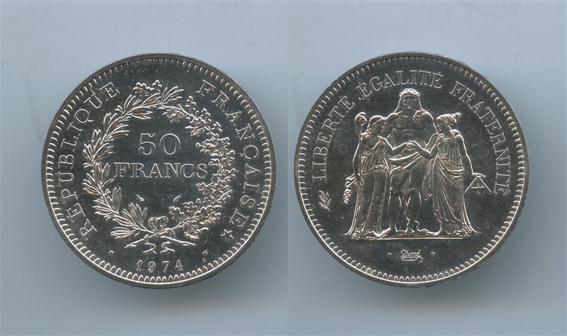 FRANCIA, 50 Francs 1974