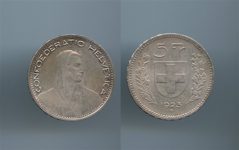 SVIZZERA, 5 Franchi 1923