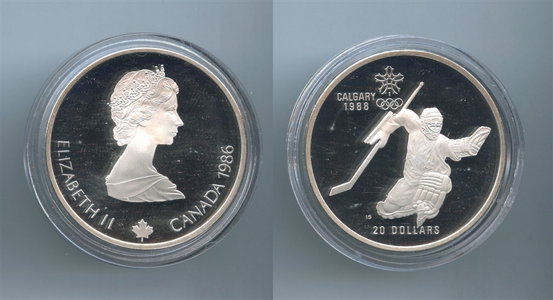 CANADA, Elizabeth II, 20 Dollars 1986 Calgary