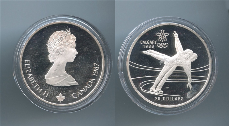 CANADA, Elizabeth II, 20 Dollars 1987 Calgary