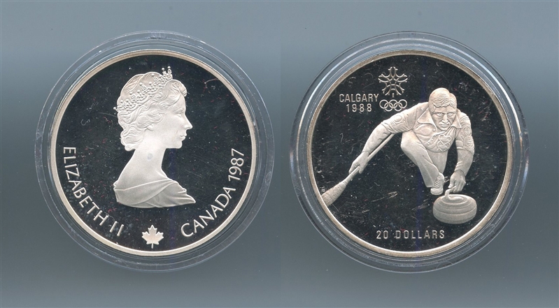 CANADA, Elizabeth II, 20 Dollars 1987 Calgary