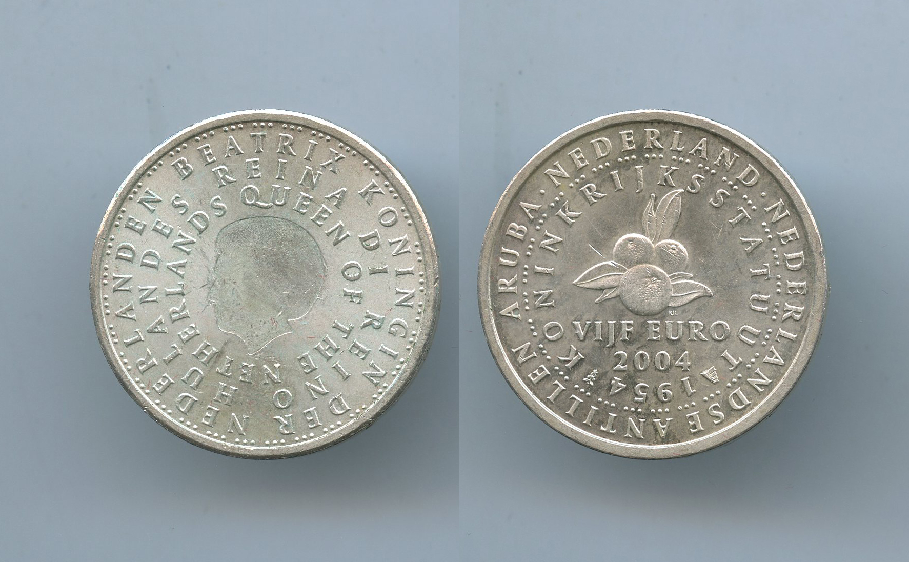 OLANDA, 5 Euro 2004