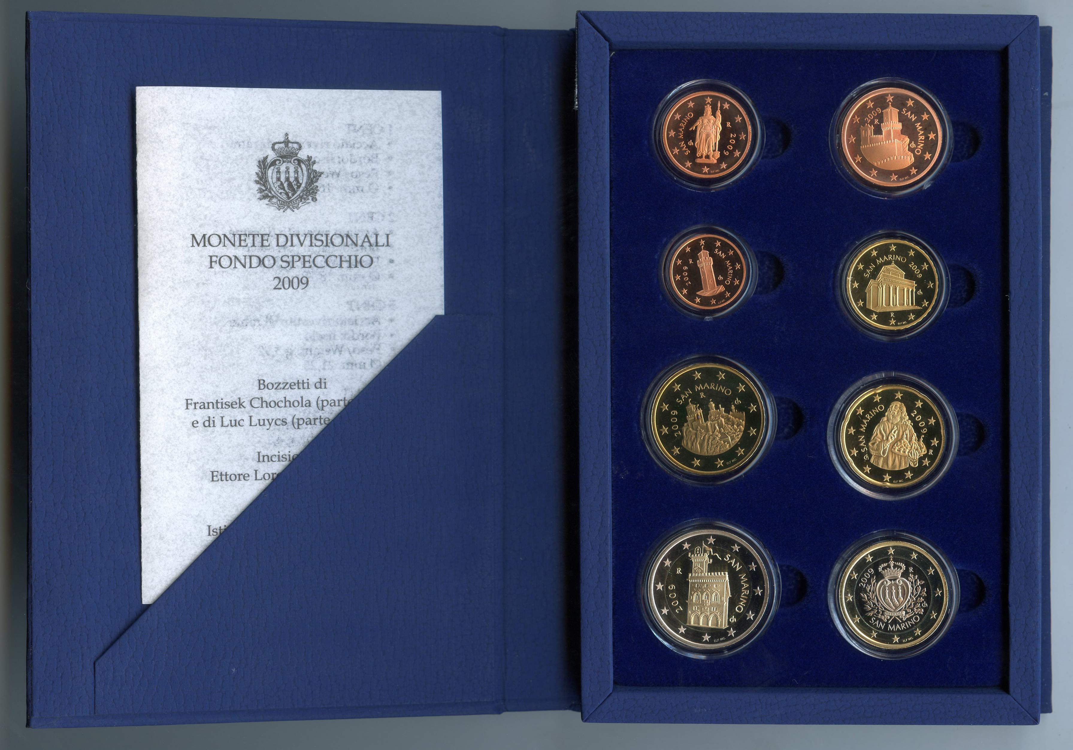 SAN MARINO, Serie Divisionale 2009 PROOF
