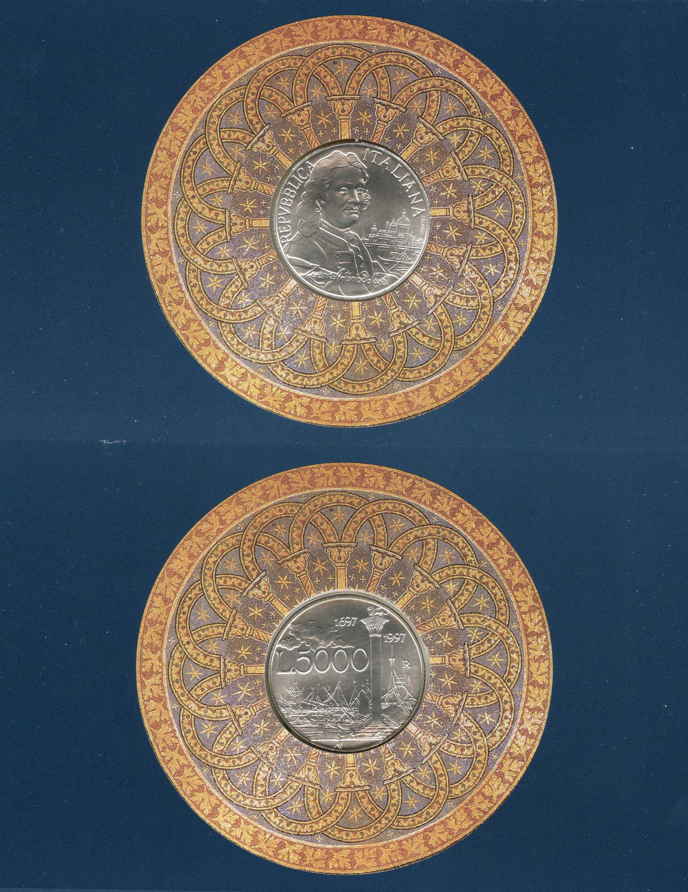 REPUBBLICA ITALIANA, 5000 Lire 1997 "Canaletto"