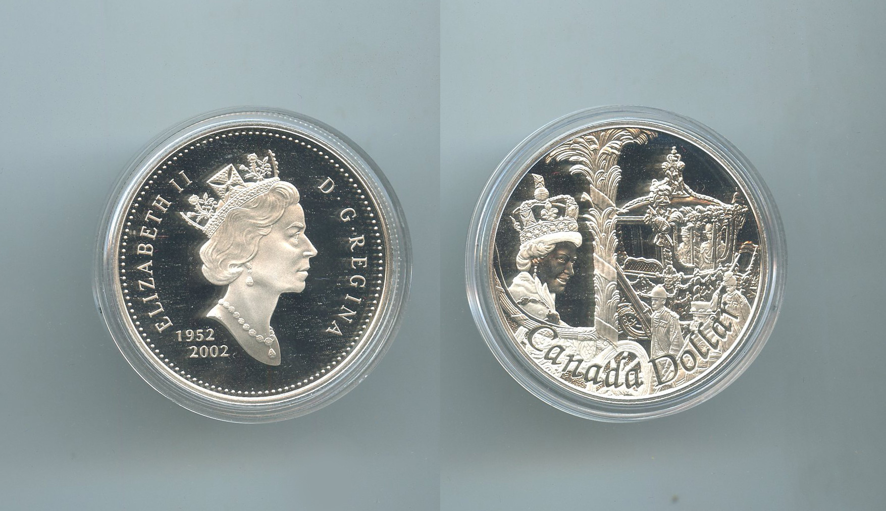 CANADA, Elizabeth II, Dollar 2002 "Golden Jubilee"
