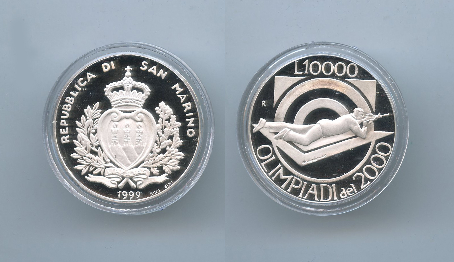 SAN MARINO, 10000 Lire 1999 "Olimpiadi Sydney 2000"