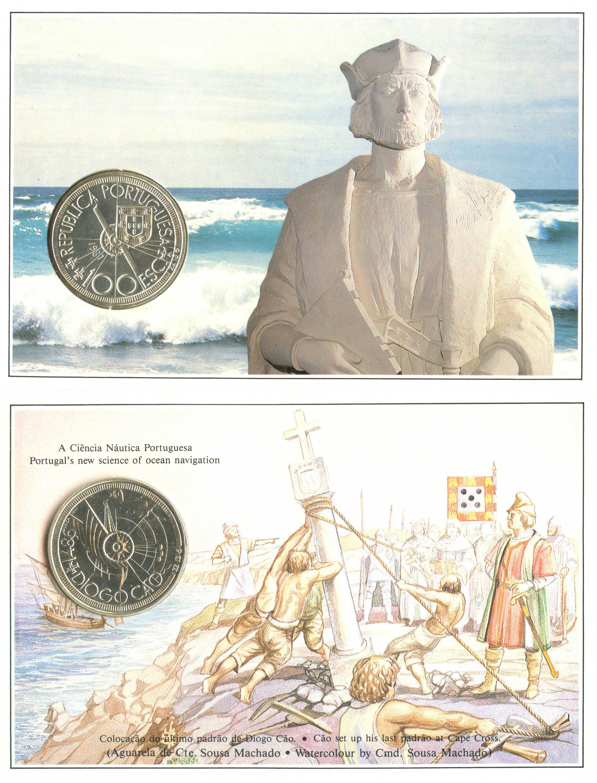 PORTOGALLO, 100 Escudos 1987 "Diogo Cao"