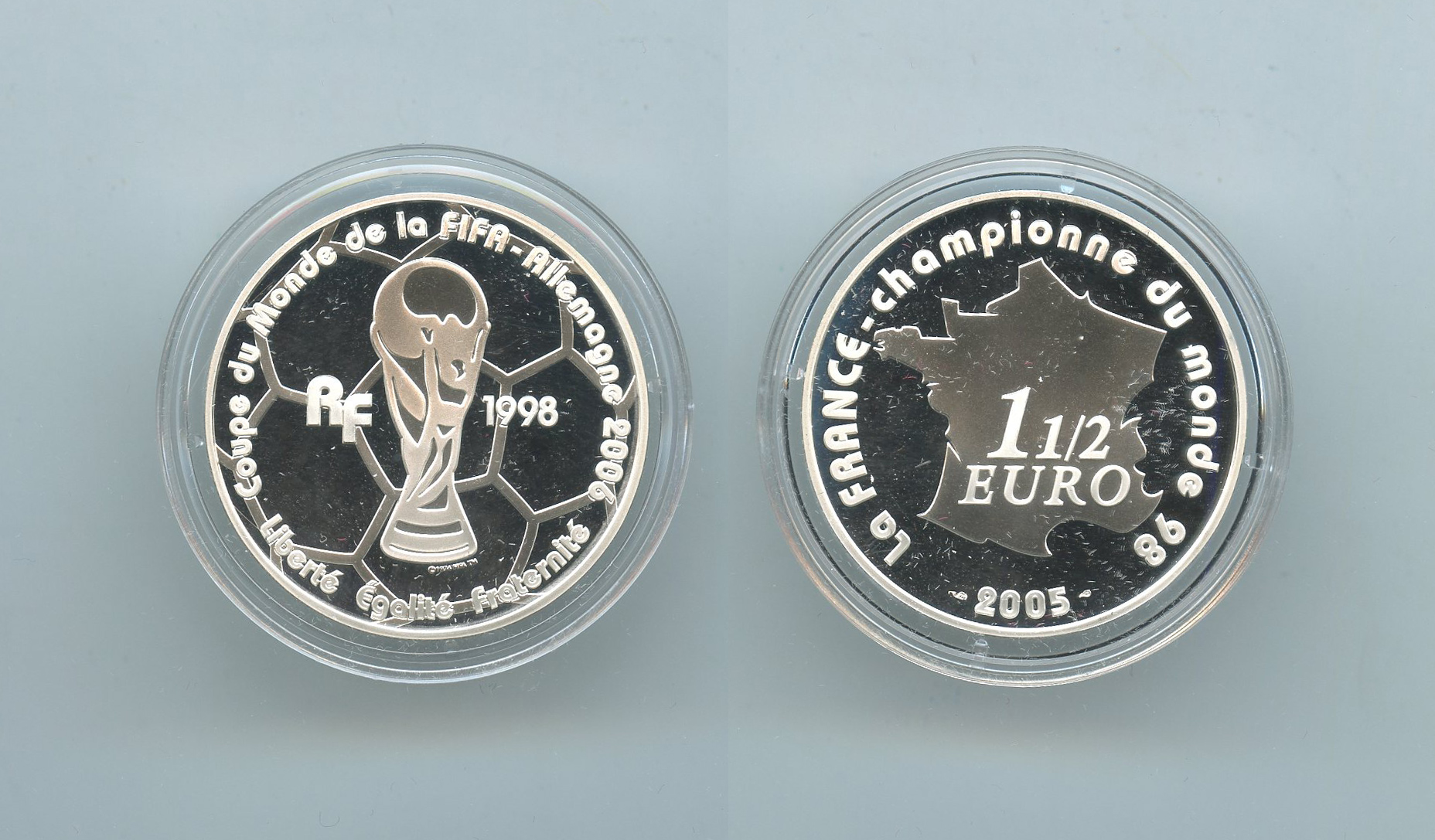 FRANCIA, 1-1/2 Euro 2005 "Fifa World Cup - Francia 1998"