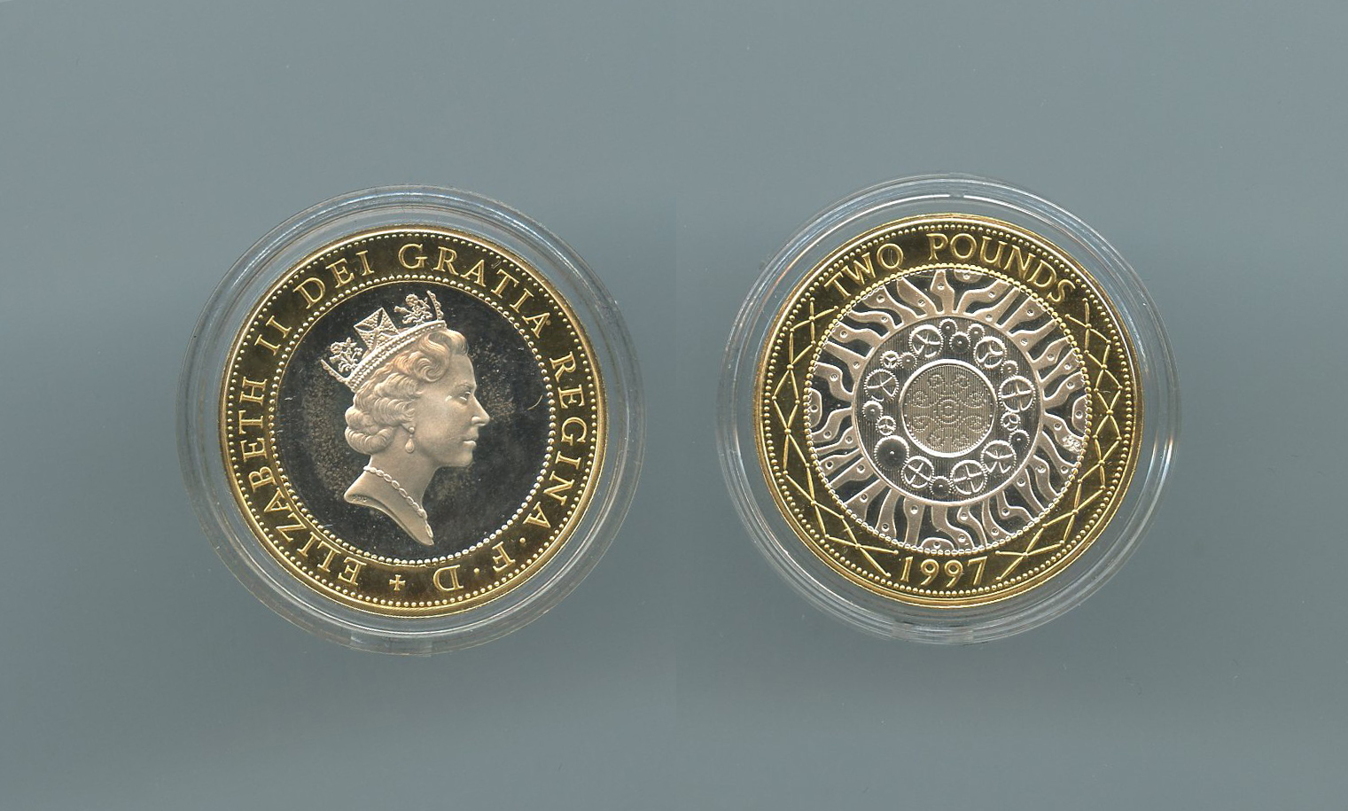 REGNO UNITO, Elizabeth II, 2 Pounds 1997