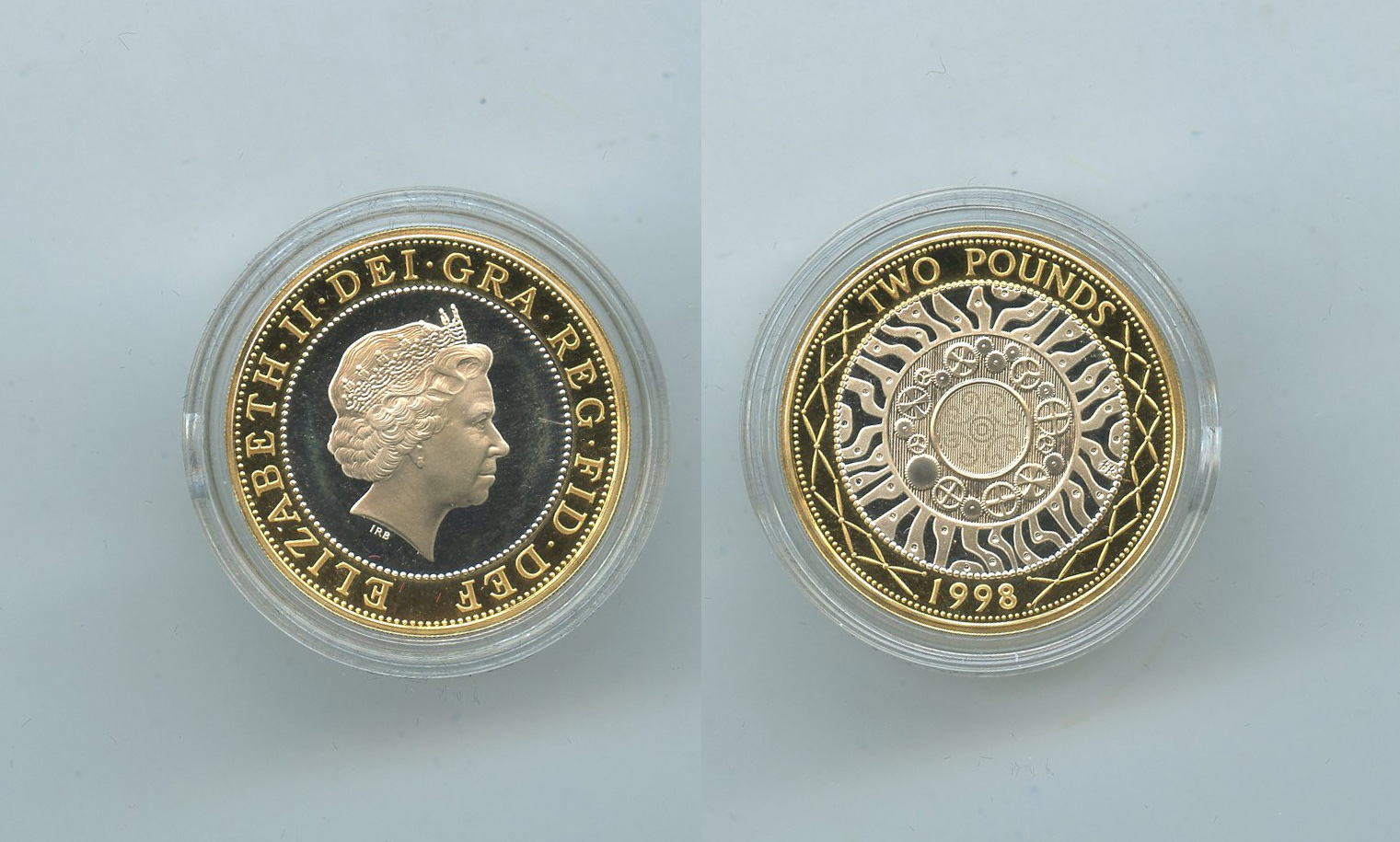 REGNO UNITO, Elizabeth II, 2 Pounds 1998