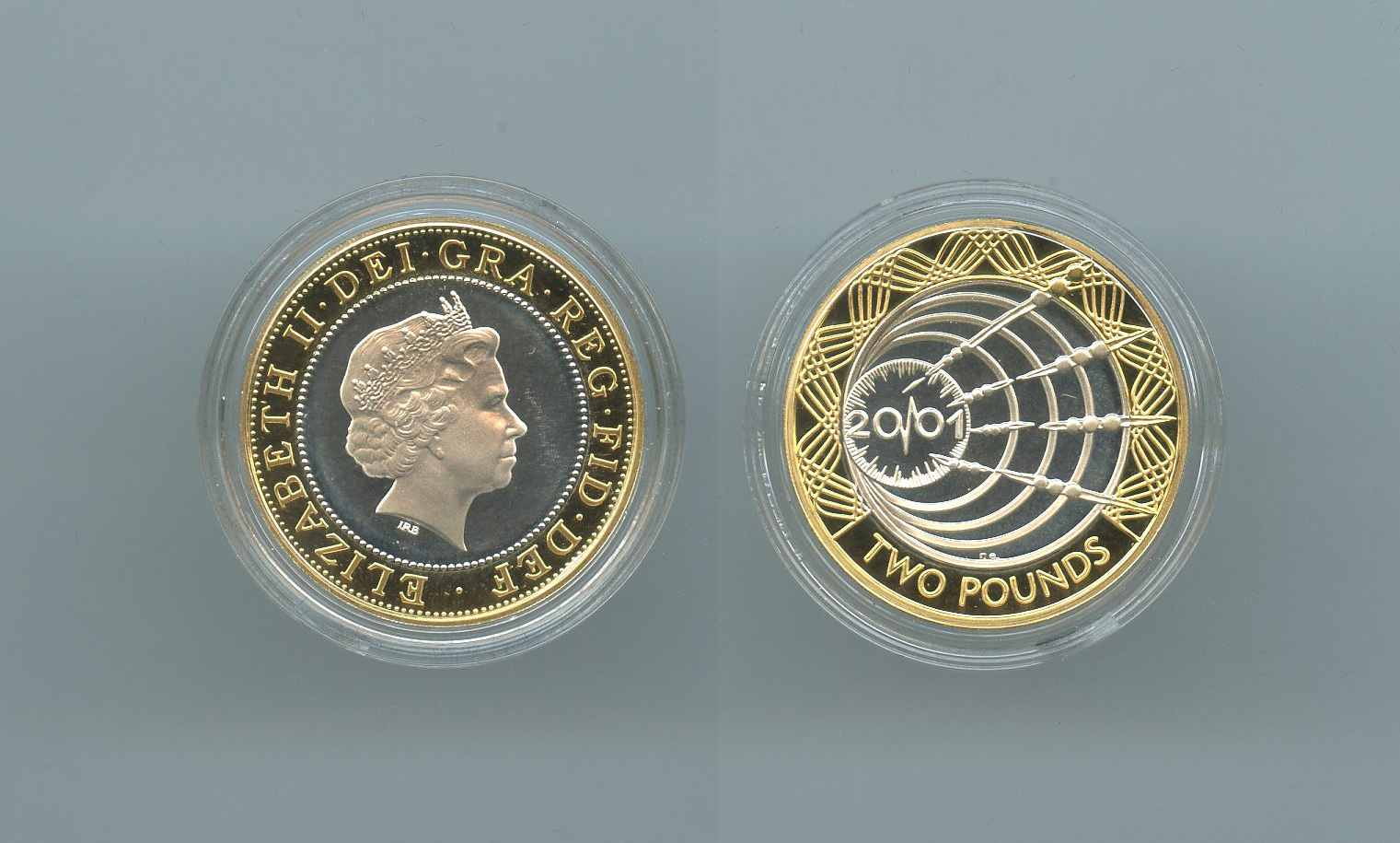 REGNO UNITO, Elizabeth II, 2 Pounds 2001