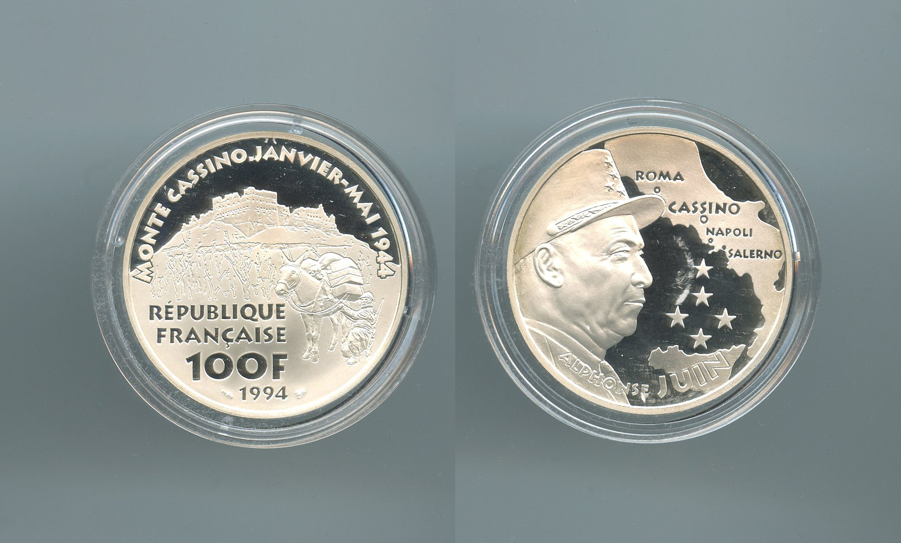 FRANCIA, 100 Francs 1994 "Liberazione - Alphonse Juin"