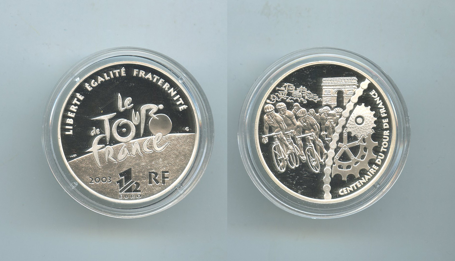 FRANCIA, 1-1/2 Euro 2003 "100 °Tour de France - arrivo sugli Champs-Élysées"
