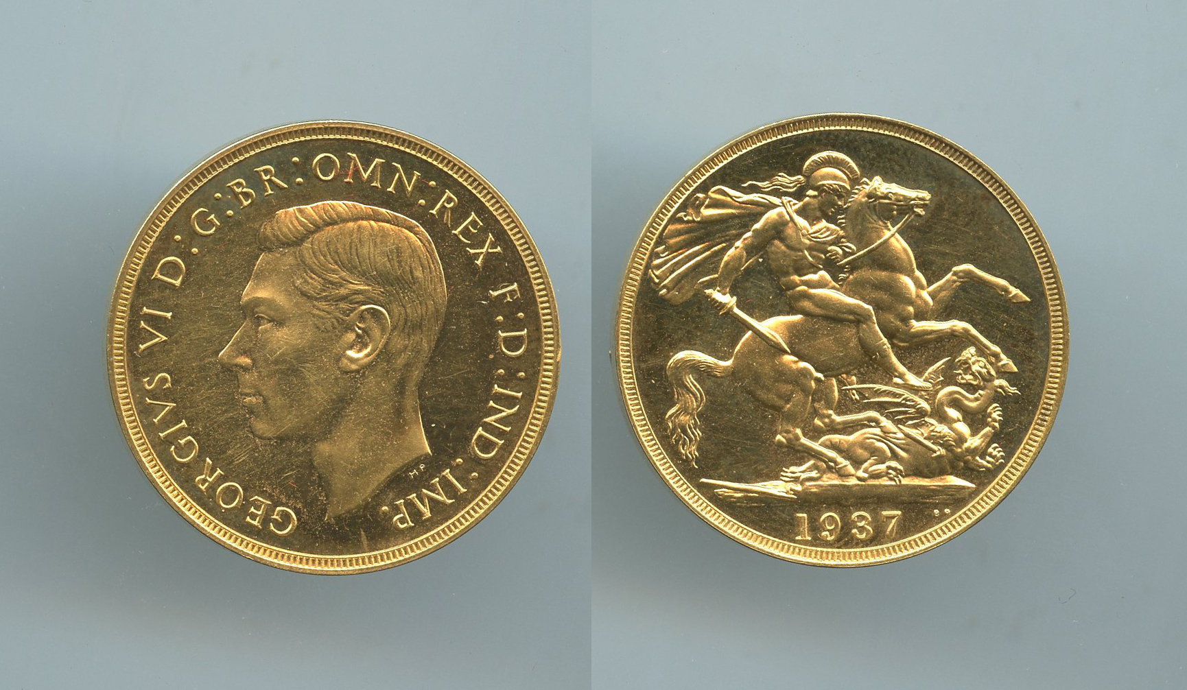 REGNO UNITO, George VI (1936-1952) 2 Pounds 1937