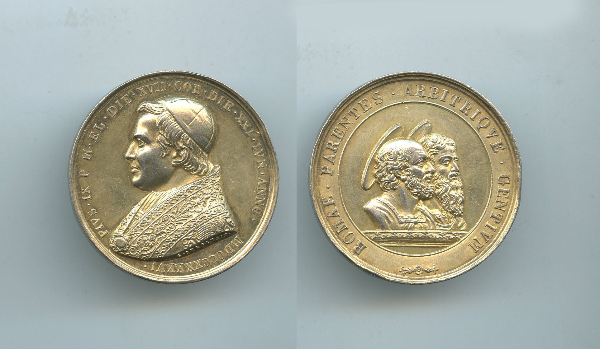STATO PONTIFICIO, Pio IX (1846-1878) Medaglia A. I