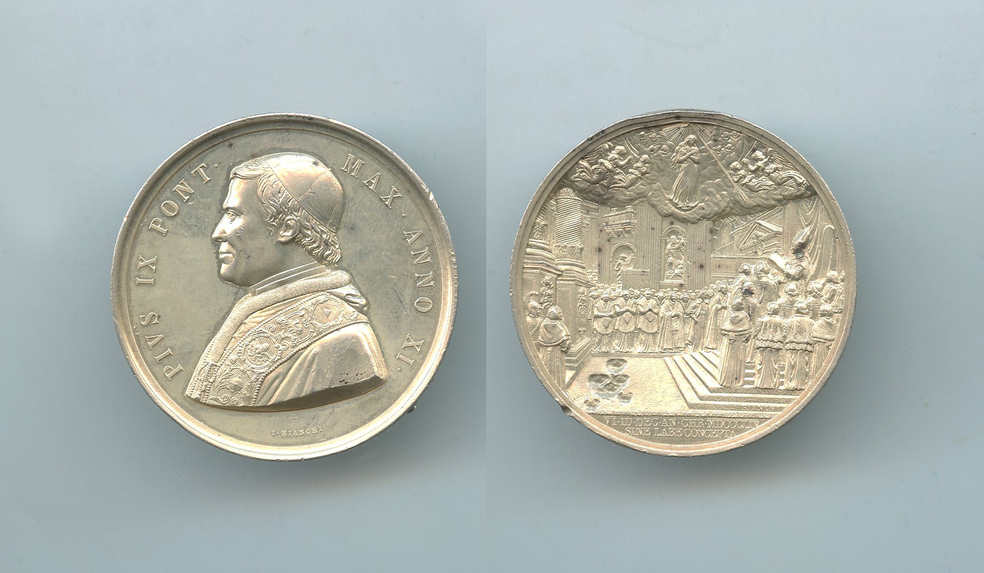 STATO PONTIFICIO, Pio IX (1846-1878) Medaglia A. XI