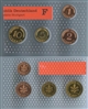 GERMANIA, Serie 1 - 2 - 5 - 10 Pfennig 2001 F