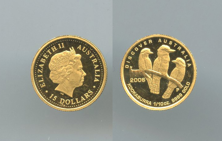 AUSTRALIA, 10 Dollars 2008 Kookaburra AUSTRALIA, 10 Dollars 2008 Kookaburra