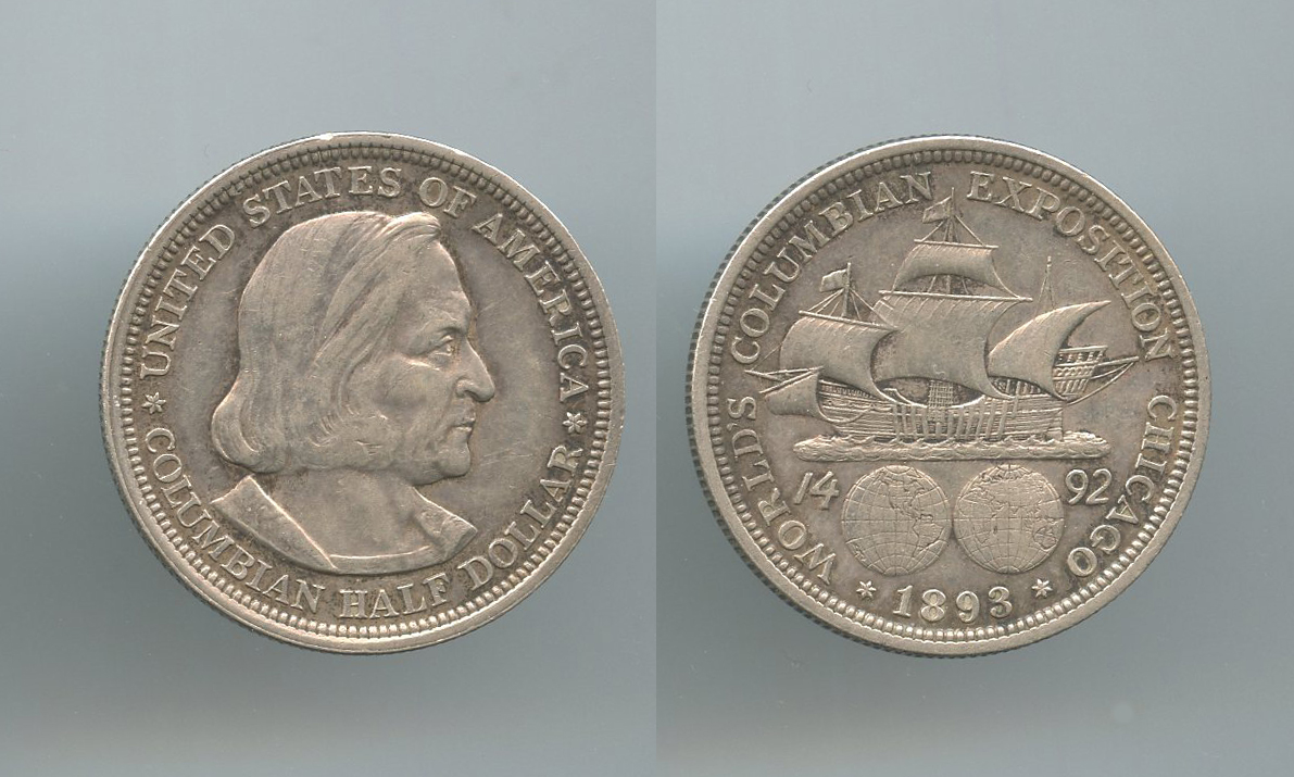 USA, Mezzo Dollaro 1893 "Cristoforo Colombo"