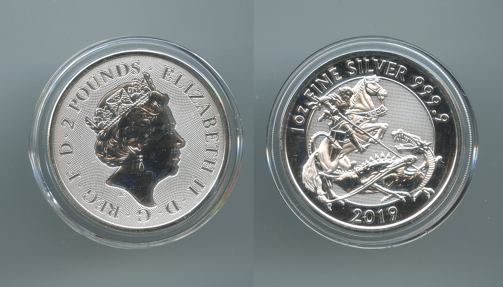 REGNO UNITO, Elizabeth II, 2 Dollars 2019 "Prince Valiant"