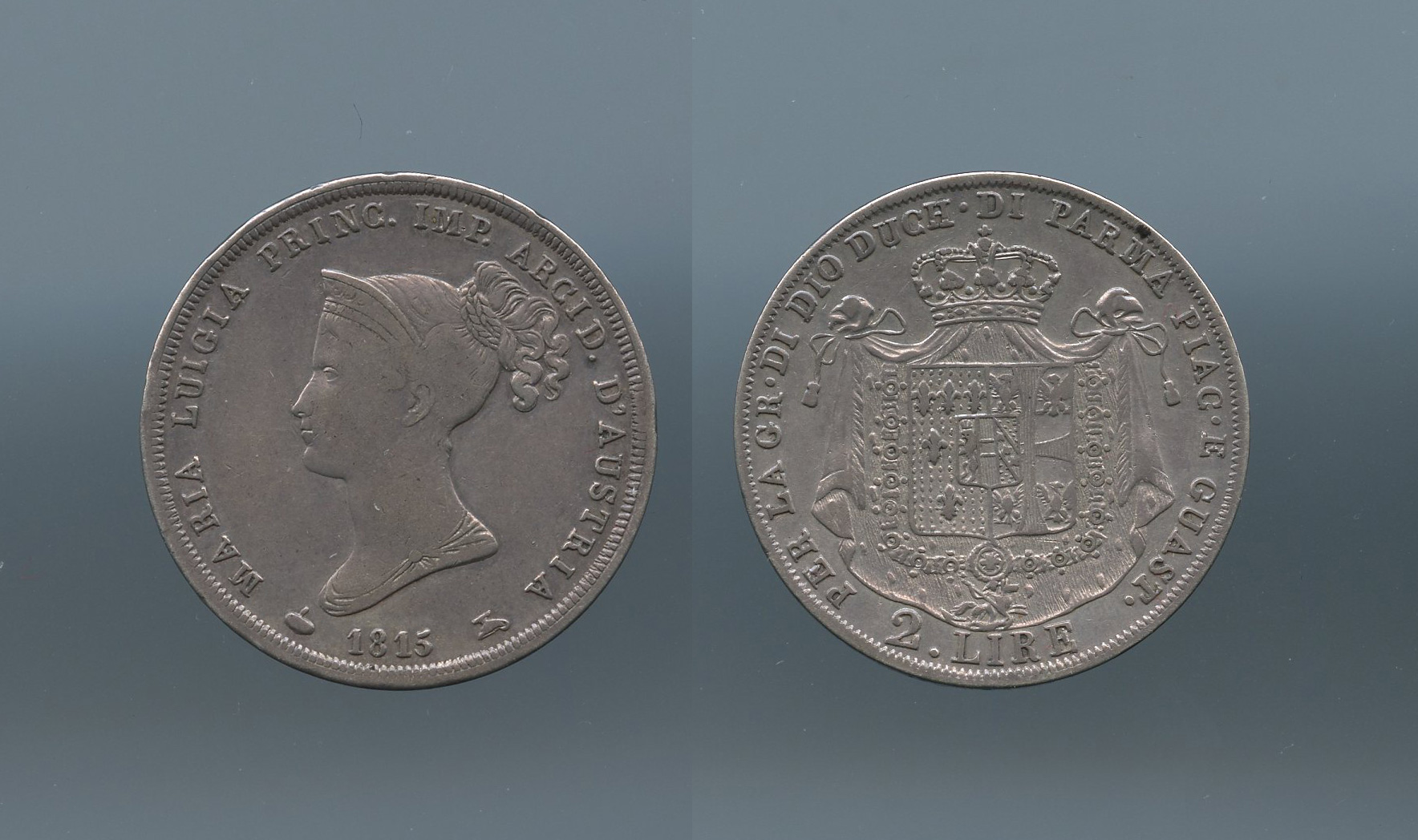 PARMA, Maria Luigia (1815-1847) 2 Lire 1815