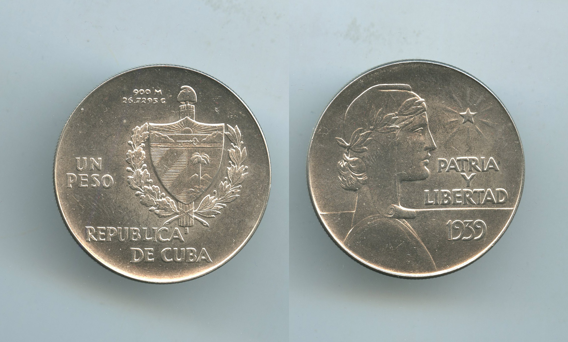 CUBA, Peso 1939 - Clicca l'immagine per chiudere