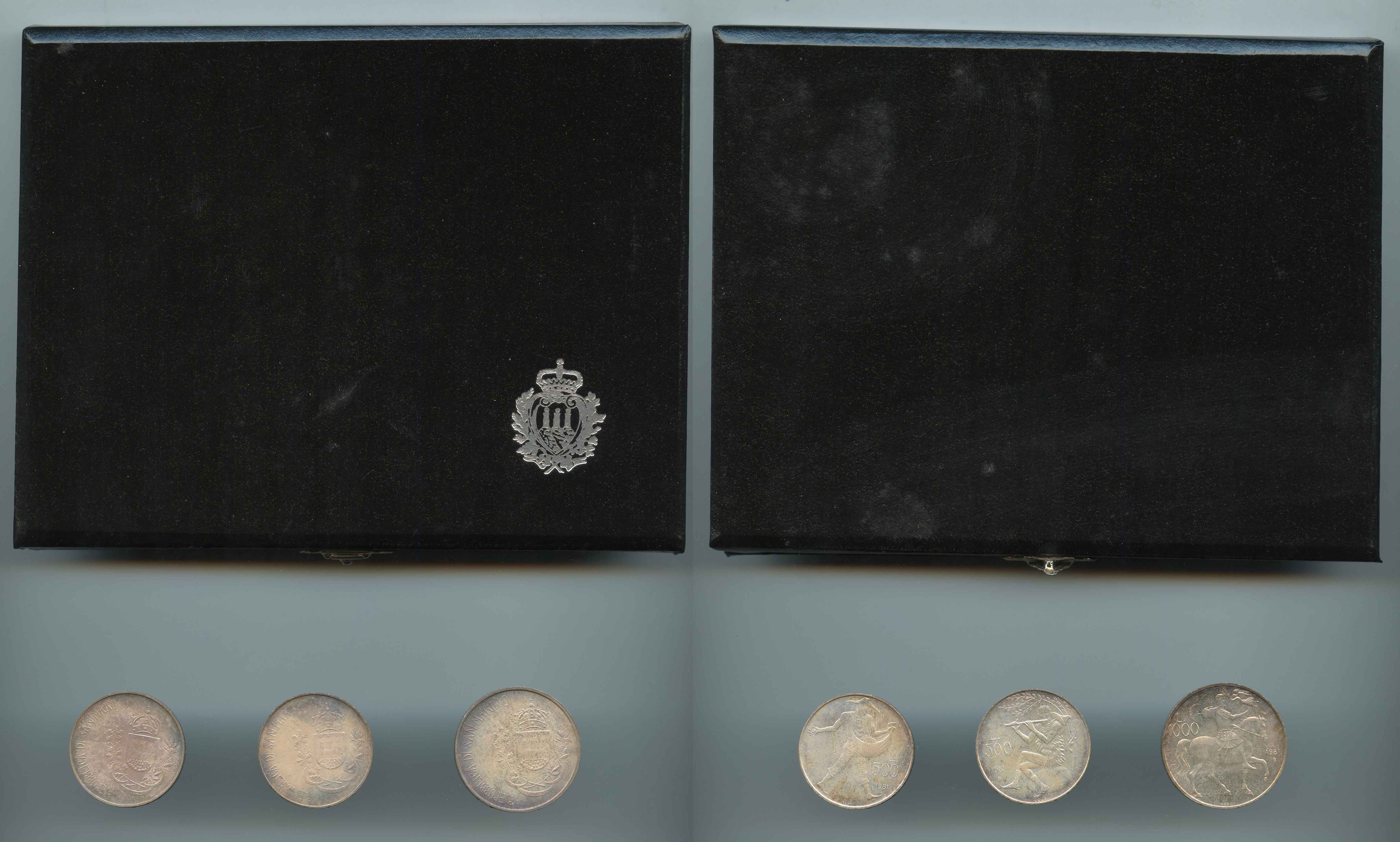 SAN MARINO, Trittico 1981 "Publio Virgilio" SAN MARINO, Trittico 1981 "Publio Virgilio"