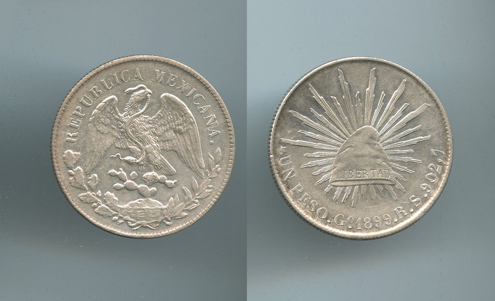 MESSICO, Repubblica, Peso 1898 Mo AM