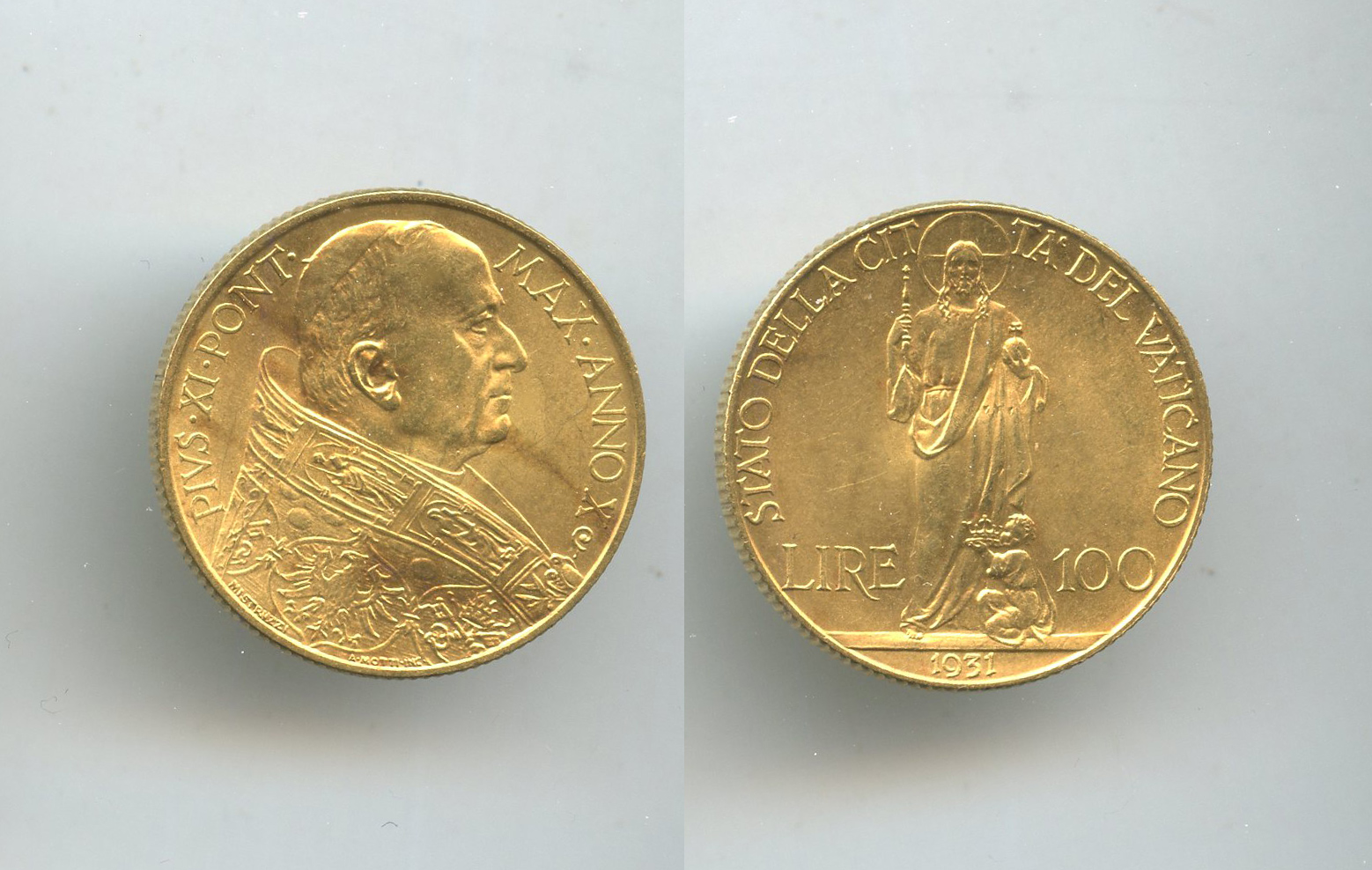 VATICANO, Pio XI (1929-1938) 100 Lire 1931