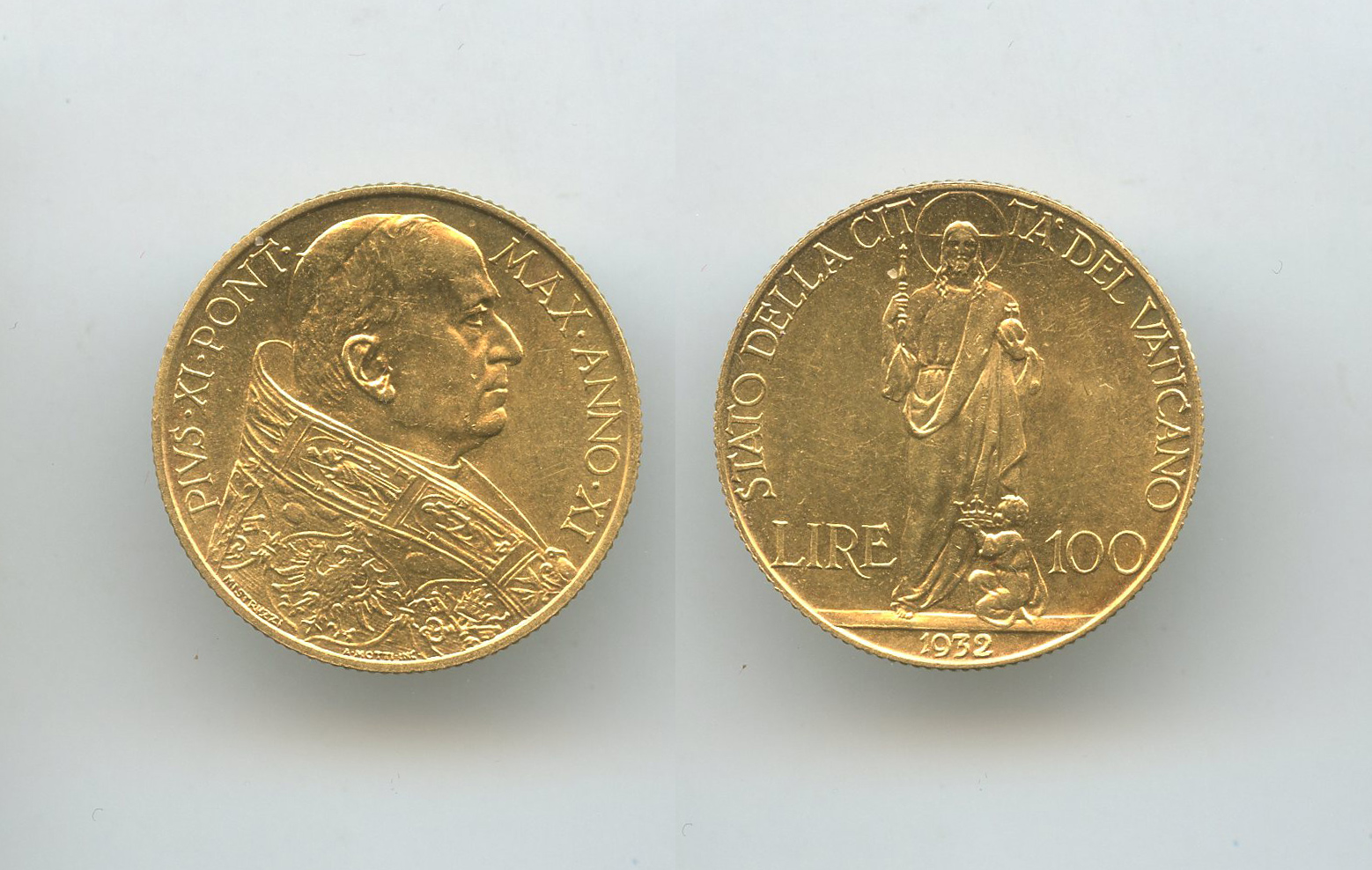 VATICANO, Pio XI (1929-1938) 100 Lire 1932