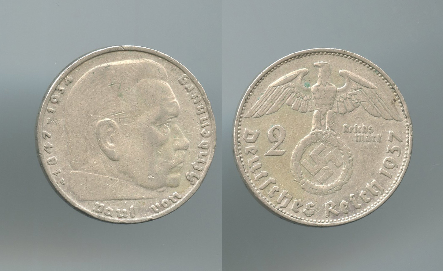 GERMANIA, Terzo Reich (1933-1945) 2 Reichsmark 1937 G