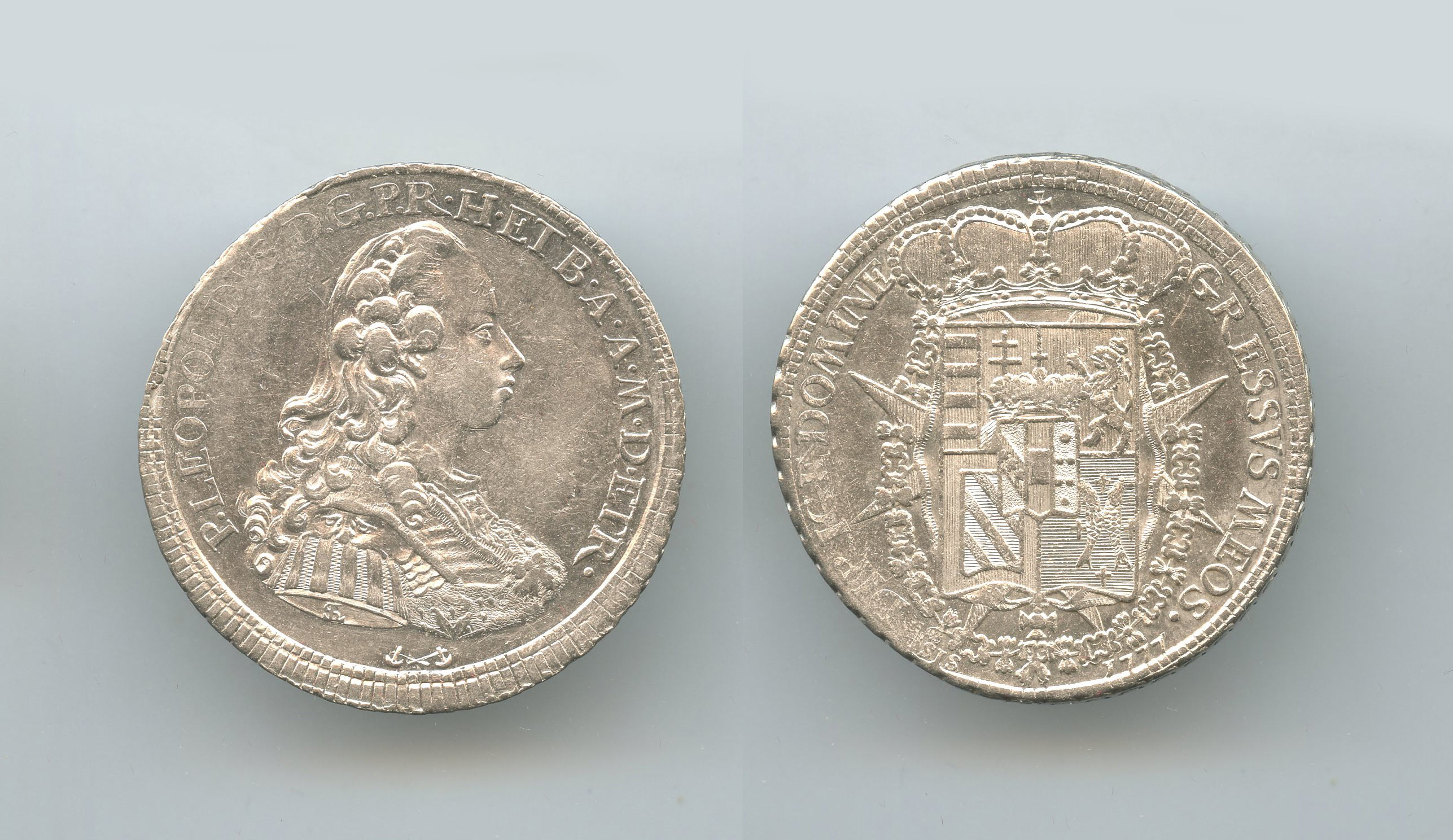 FIRENZE, Pietro Leopoldo di Lorena (1765-1790) Francescone 1777