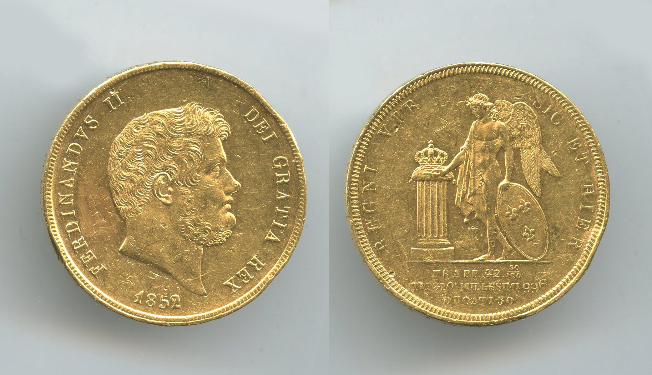 NAPOLI, Ferdinando II (1830-1859) 30 Ducati 1852 NAPOLI, Ferdinando II (1830-1859) 30 Ducati 1852