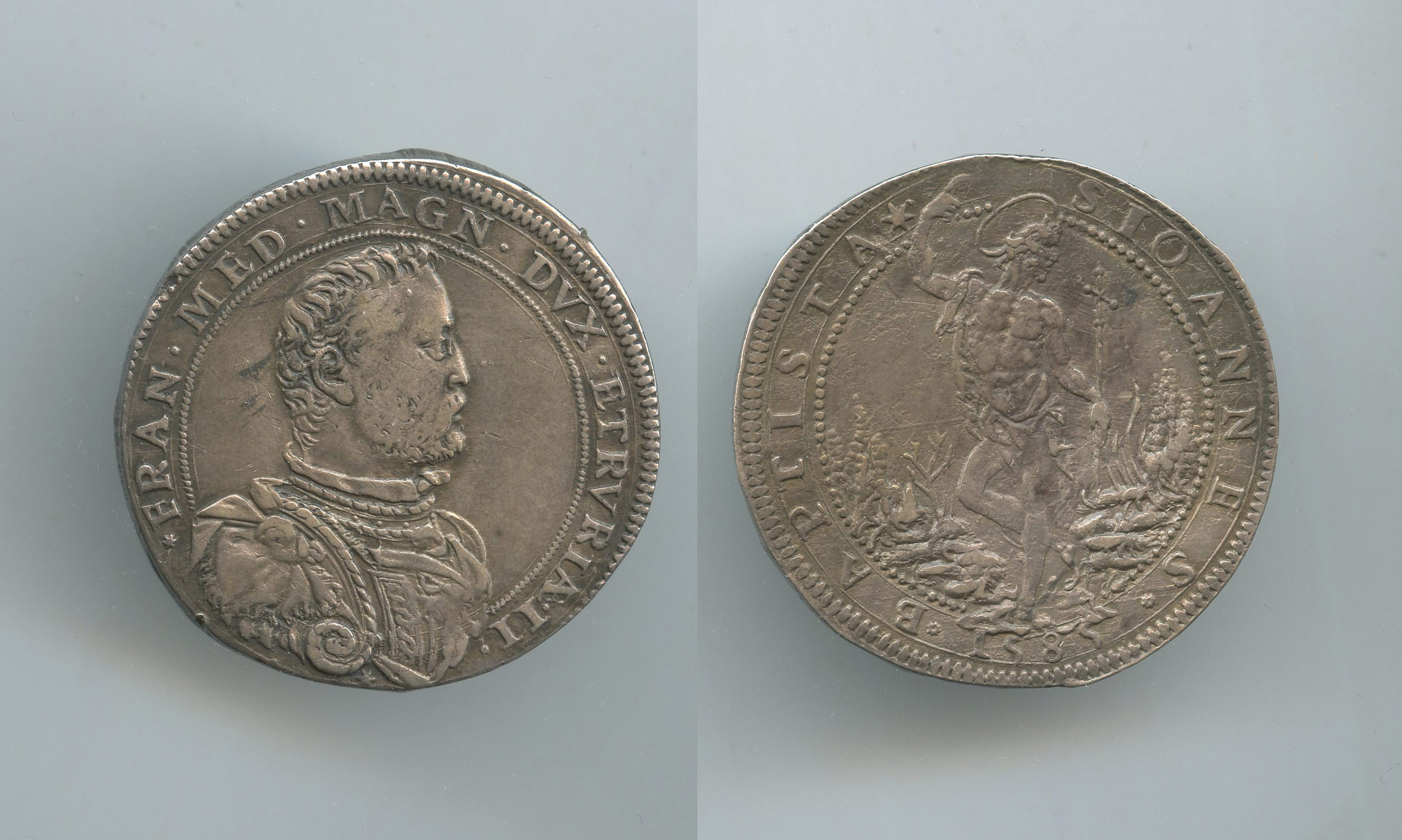 FIRENZE, Francesco I de' Medici (1574-1587) Piastra 1585