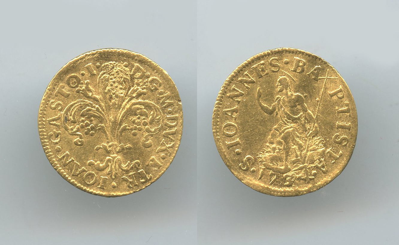 FIRENZE, Gian Gastone de' Medici (1723-1737) Fiorino 1734 FIRENZE, Gian Gastone de' Medici (1723-1737) Fiorino 1734
