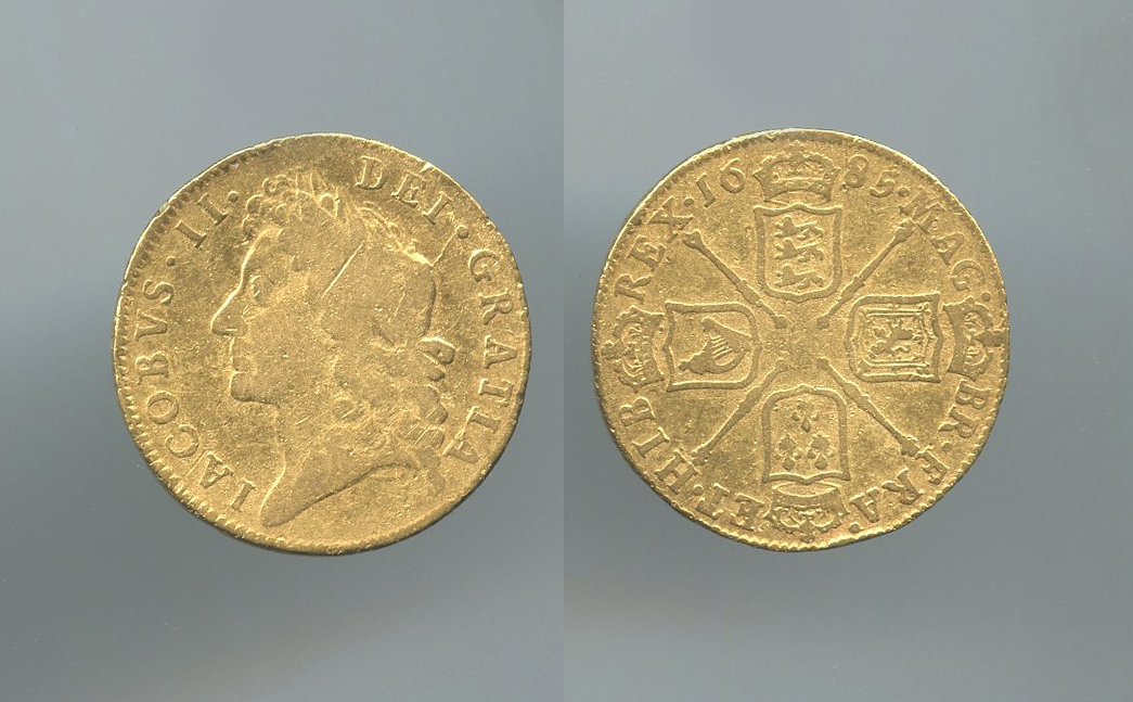 REGNO UNITO, James II (1685-1688) Guinea 1685 REGNO UNITO, James II (1685-1688) Guinea 1685