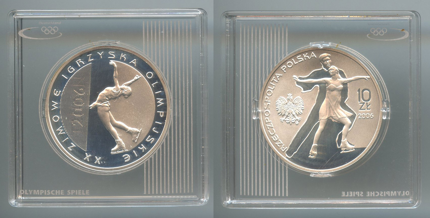 POLONIA, 10 Zlotych 2006 "Olimpiadi invernali Torino 2006"