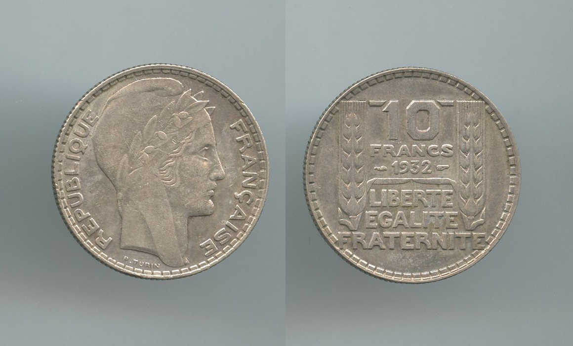 FRANCIA, Terza Repubblica (1870-1940) 10 Francs 1932