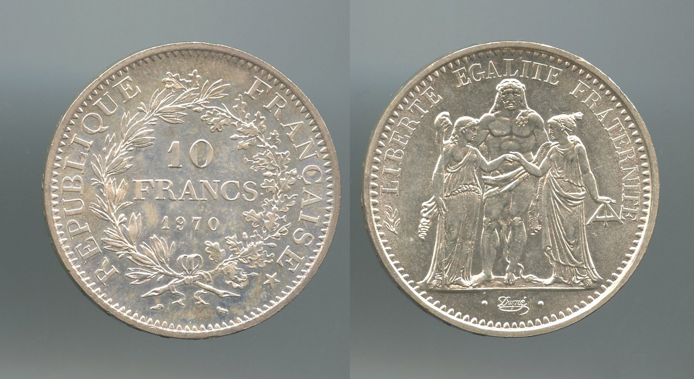 FRANCIA, 10 Francs 1970