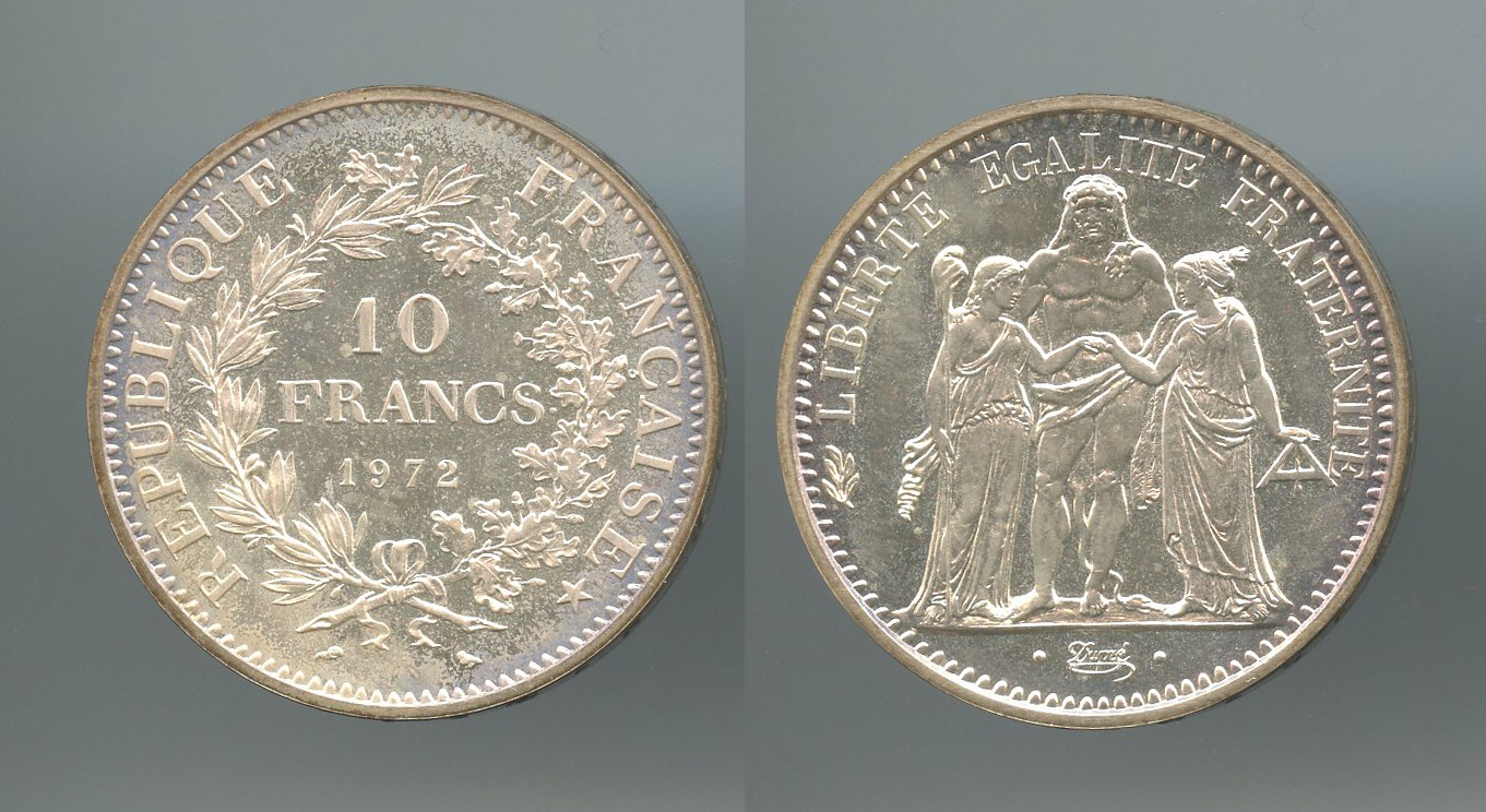 FRANCIA, 10 Francs 1972