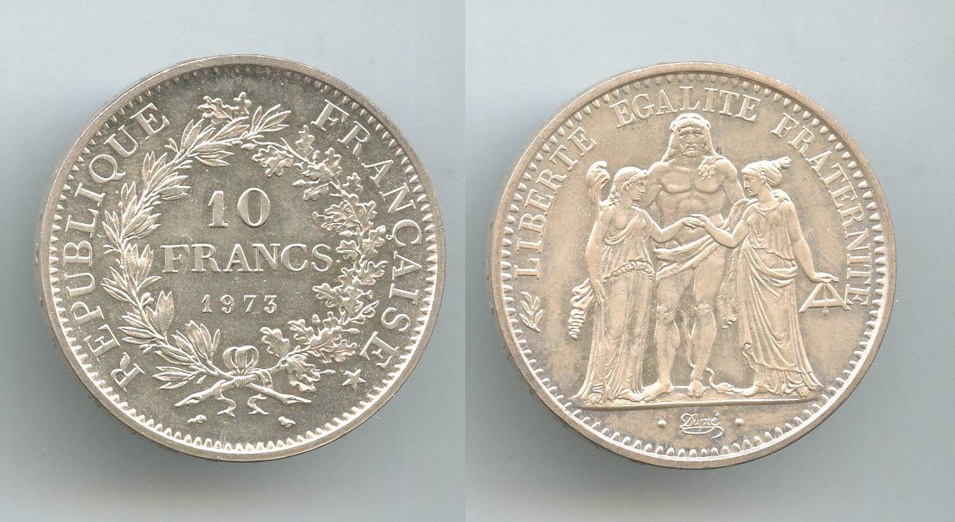 FRANCIA, 10 Francs 1973