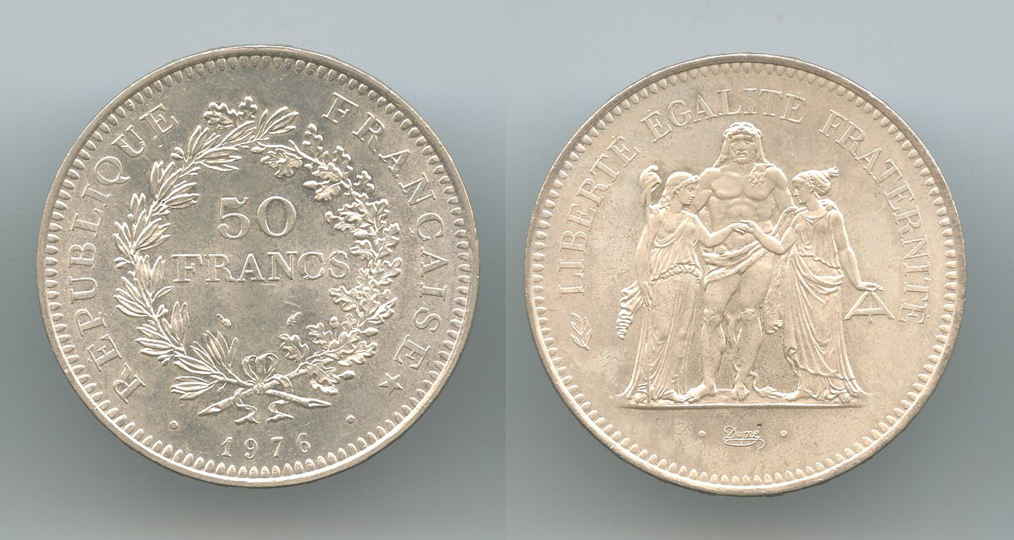 FRANCIA, 50 Francs 1976