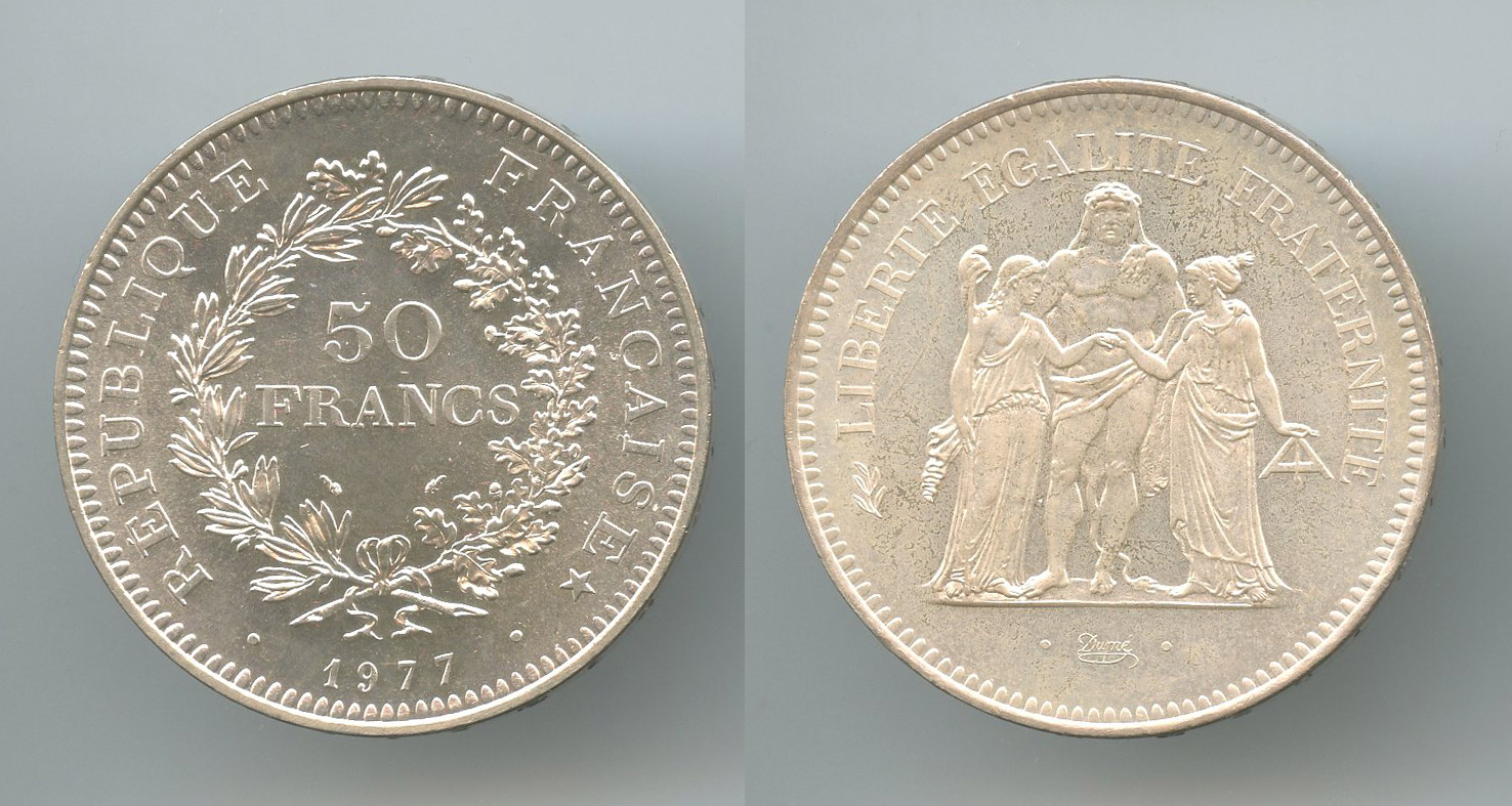 FRANCIA, 50 Francs 1977