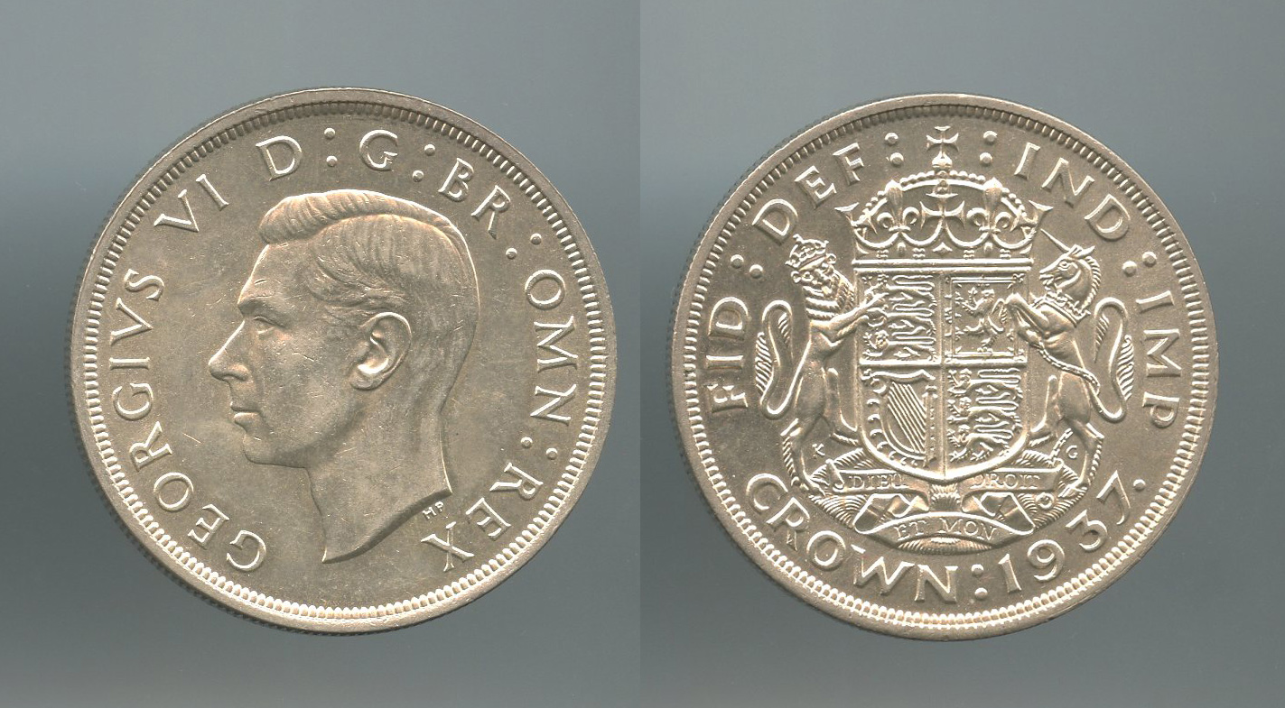 REGNO UNITO, George VI (1936-1952) Crown 1937