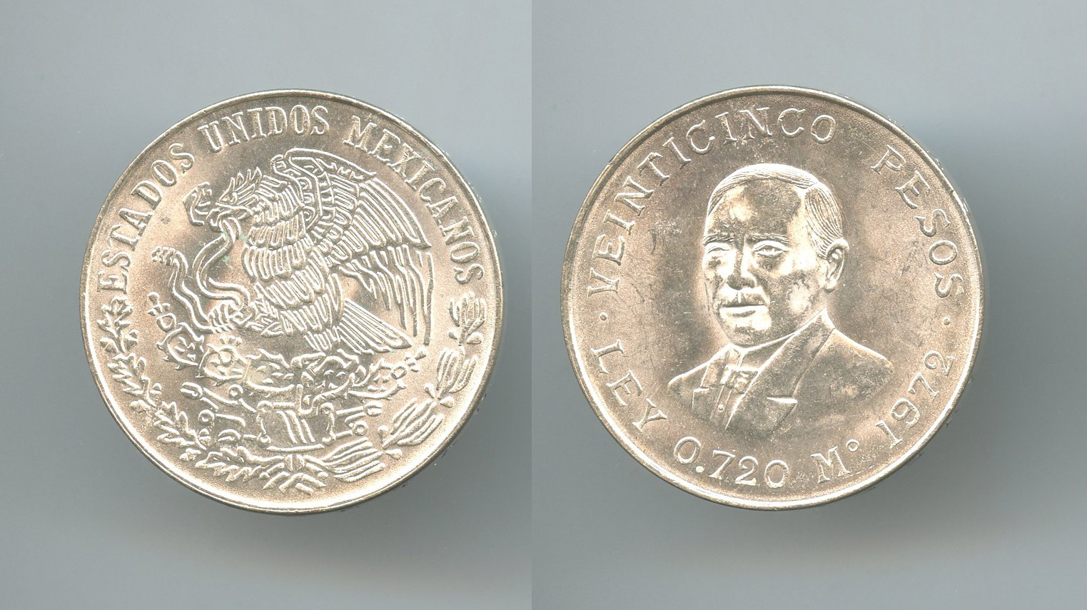 MESSICO, 25 Pesos 1972