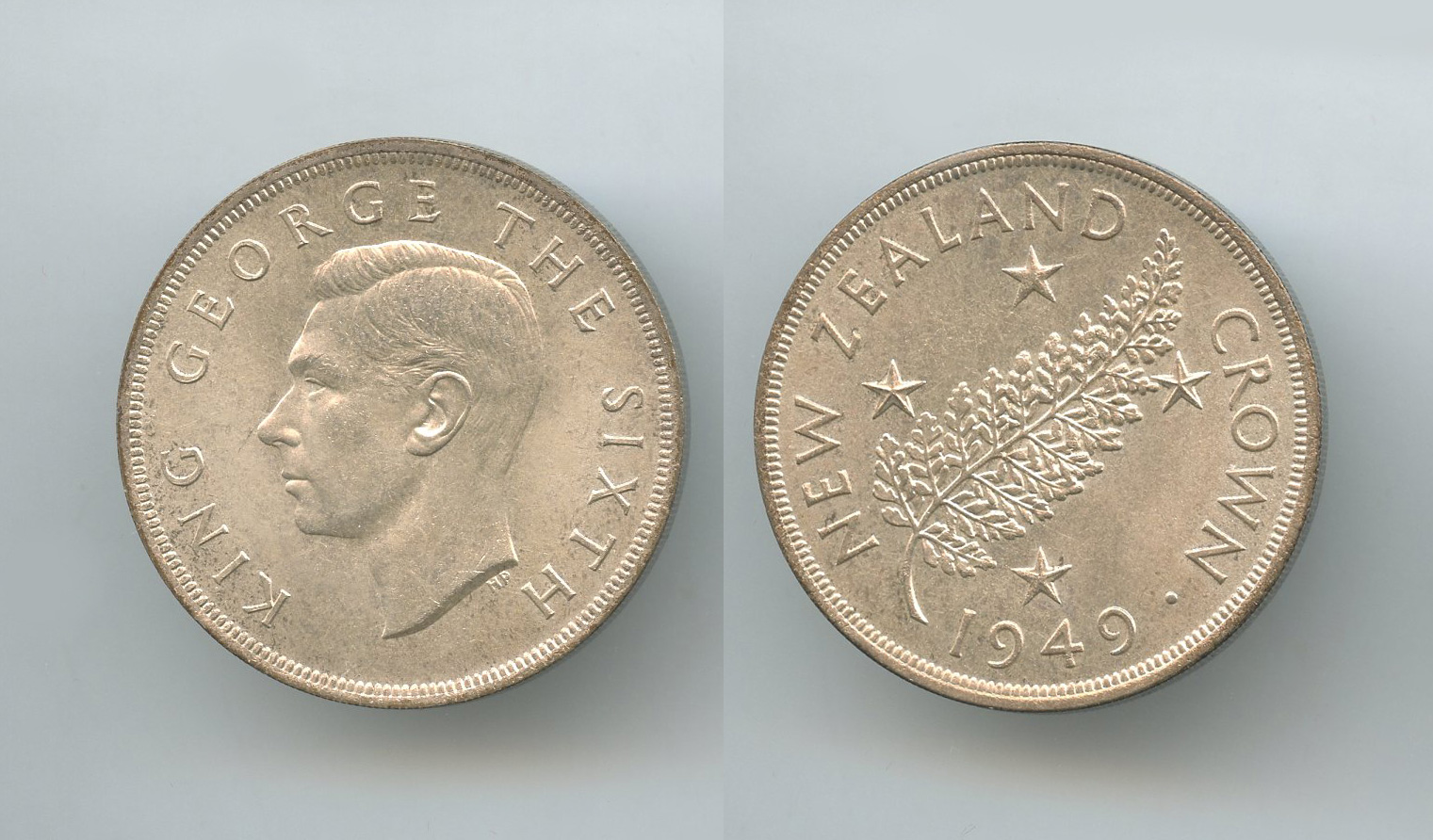 NUOVA ZELANDA, George VI (1936-1952) Crown 1949