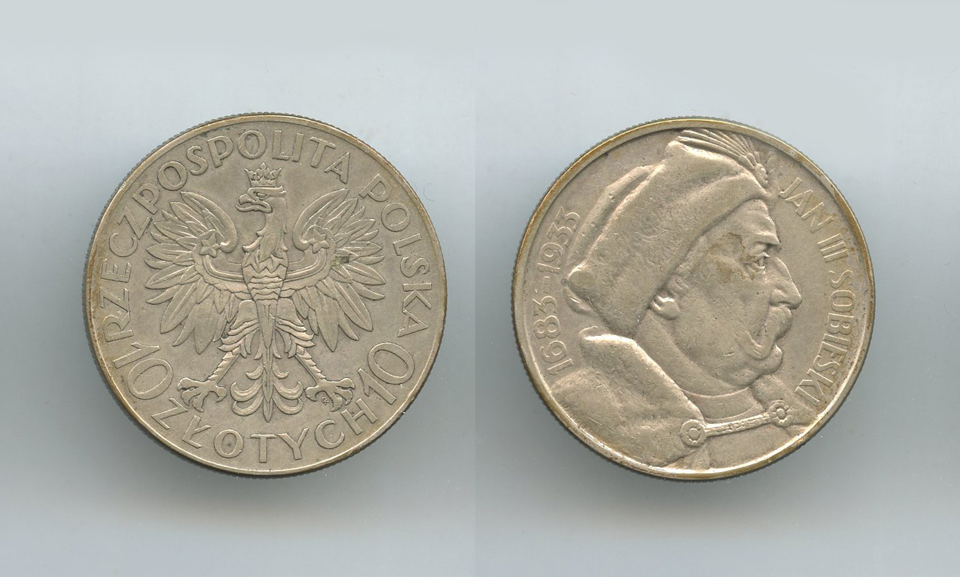 POLONIA, 10 Zlotych 1933