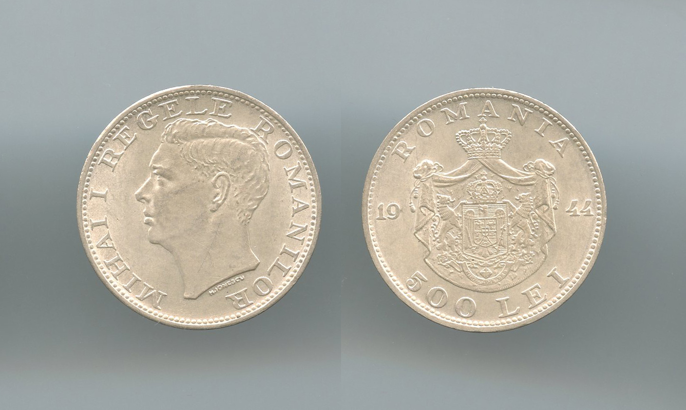 ROMANIA, Mihai I (1940-1947) 500 Lei 1944