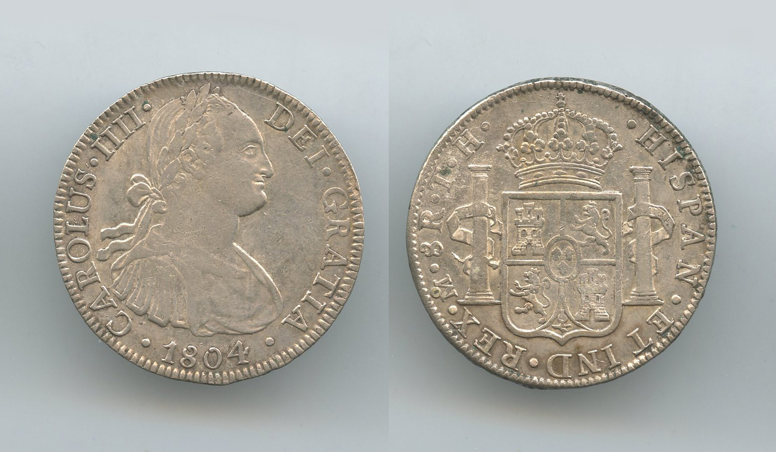 MESSICO, Carlos IV (1788-1808) 8 Reales 1804 TH
